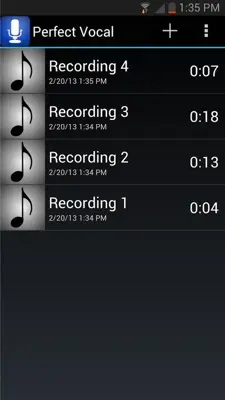 Perfect Vocal Free android App screenshot 4